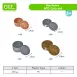 NTD Play Money COIN Set for Board Games and Pretend Play