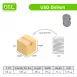 USD Play Money COIN Set for Board Games and Pretend Play