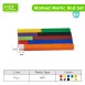 Marked Metric Rod Set Math Toys for Base Ten Learning
