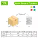 Colorful Square Tiles - Counting Sorting and Stacking Math Toys