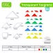 TRANSPARENT Tangrams Interactive Math Toys Math Puzzles