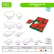 Attribute Blocks for Learning Counting Sorting Geometry Colors Relative Size Concept Math Toys Math Puzzles