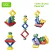 Diamond Shape Geometric Stacking Blocks Pyramid Construction Toys for Kids Educational Puzzles Toys