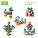 Diamond Shape Geometric Stacking Blocks Pyramid Construction Toys for Kids Educational Puzzles Toys
