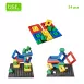 Diamond Shape Geometric Stacking Blocks Pyramid Construction Toys for Kids Educational Puzzles Toys