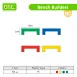 Interlocking Building Blocks Educational Toys for Kids (Bench Shape)