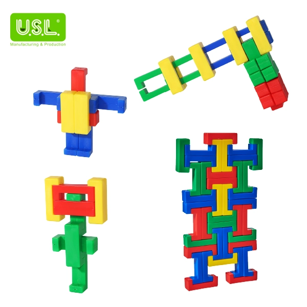 Interlocking Building Blocks Educational Toys for Kids (Bench Shape)