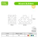 Interlocking Building Blocks Educational Toys for Kids (Triangles and Squares)
