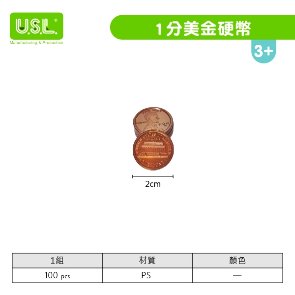 【代幣 / 錢幣、骨牌】美金綜合硬幣系列