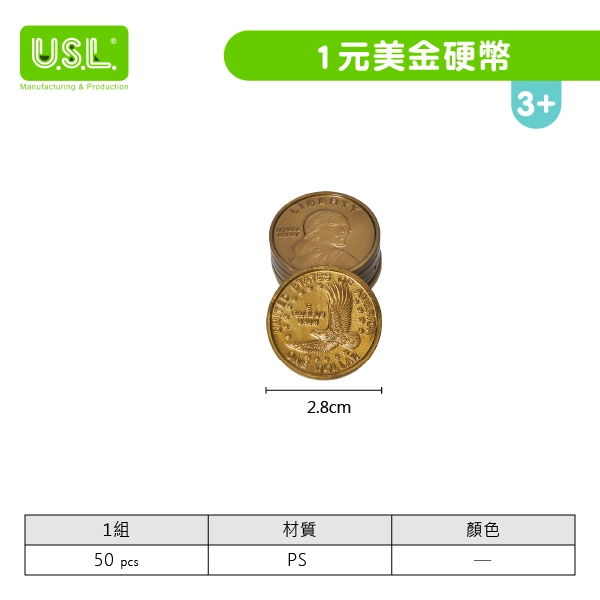 【代幣 / 錢幣、骨牌】美金綜合硬幣系列