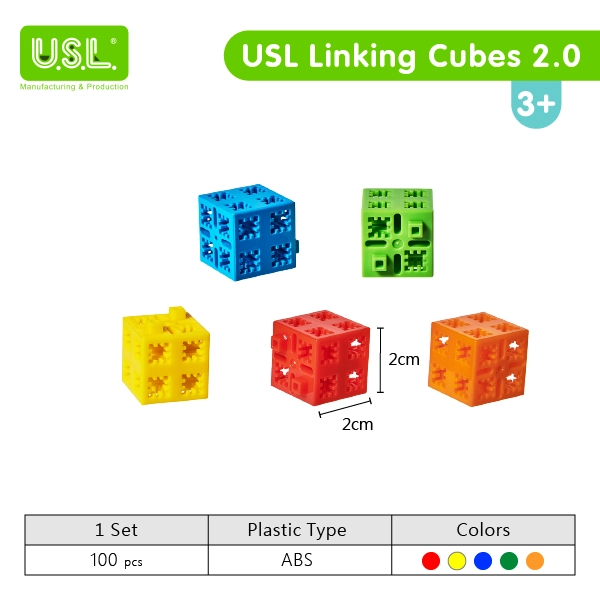 Educational Construction Building Cube Blocks for Kids