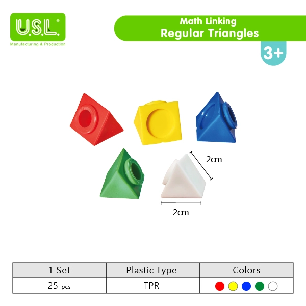 Educational Math Linking Cube Series Building Blocks for Interactive Learning