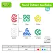 Pattern Snowflake Interlocking Building Blocks Educational Toys