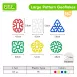 Pattern Snowflake Interlocking Building Blocks Educational Toys