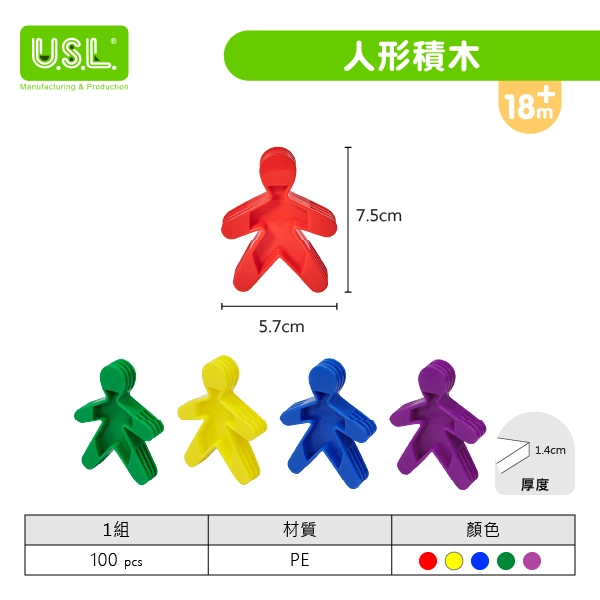 【建構積木】人形積木