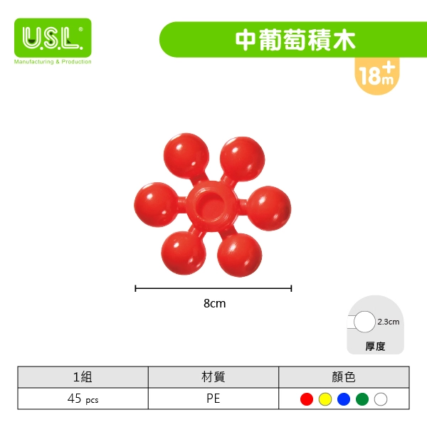 【中空積木】葡萄積木系列