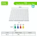 LARGE Colorful Peg Boards for Creative Design Fun Math Toys for Counting Sorting Stacking