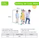 Children's Spatial Awareness Building Set Math Toys to Teach Cubic Meters Units Measurement for Volume and Capacity