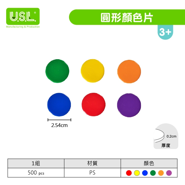 【堆疊數數玩具】圓形片系列