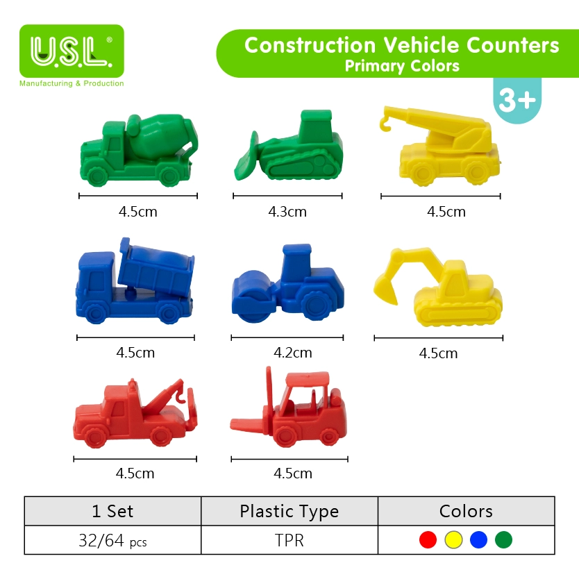 Construction Vehicle Counters Construction Vehicle Counters Educational Sorting and Counting Toys