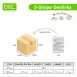Multi-shaped Geometric Linking Rings Fun Educational Toys for Kids
