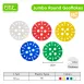 Round Snowflake Interlocking Building Blocks Educational Toys