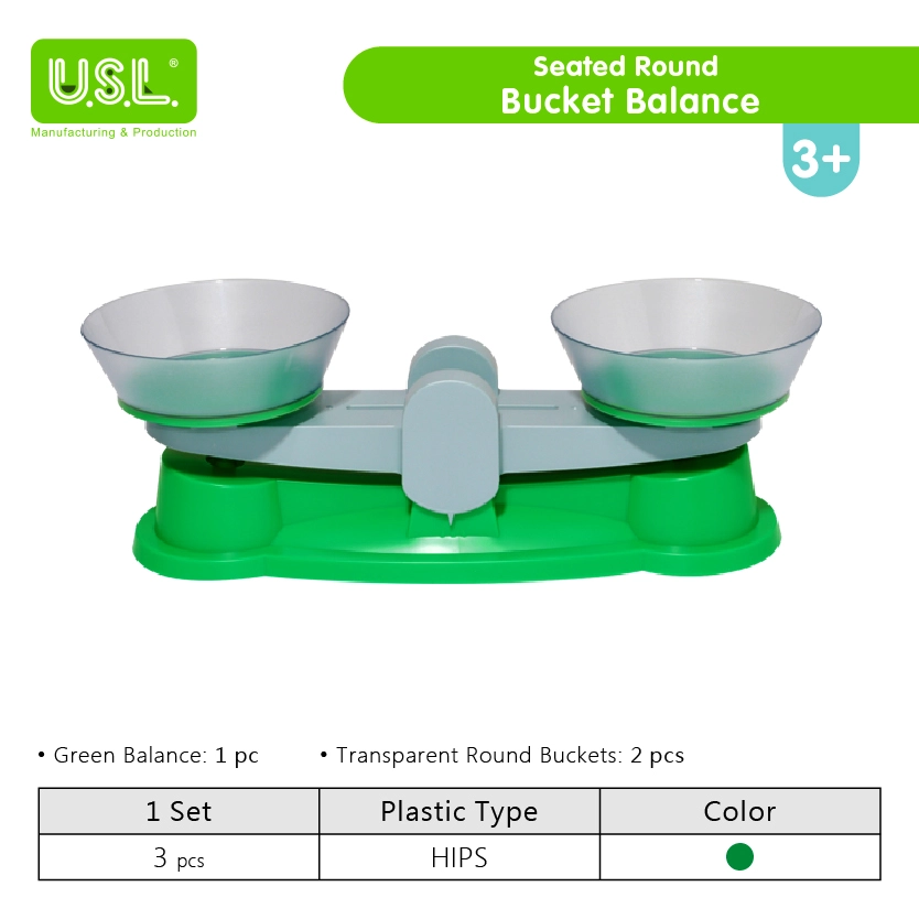 ROUND Bucket Balance Weight Measuring Toys