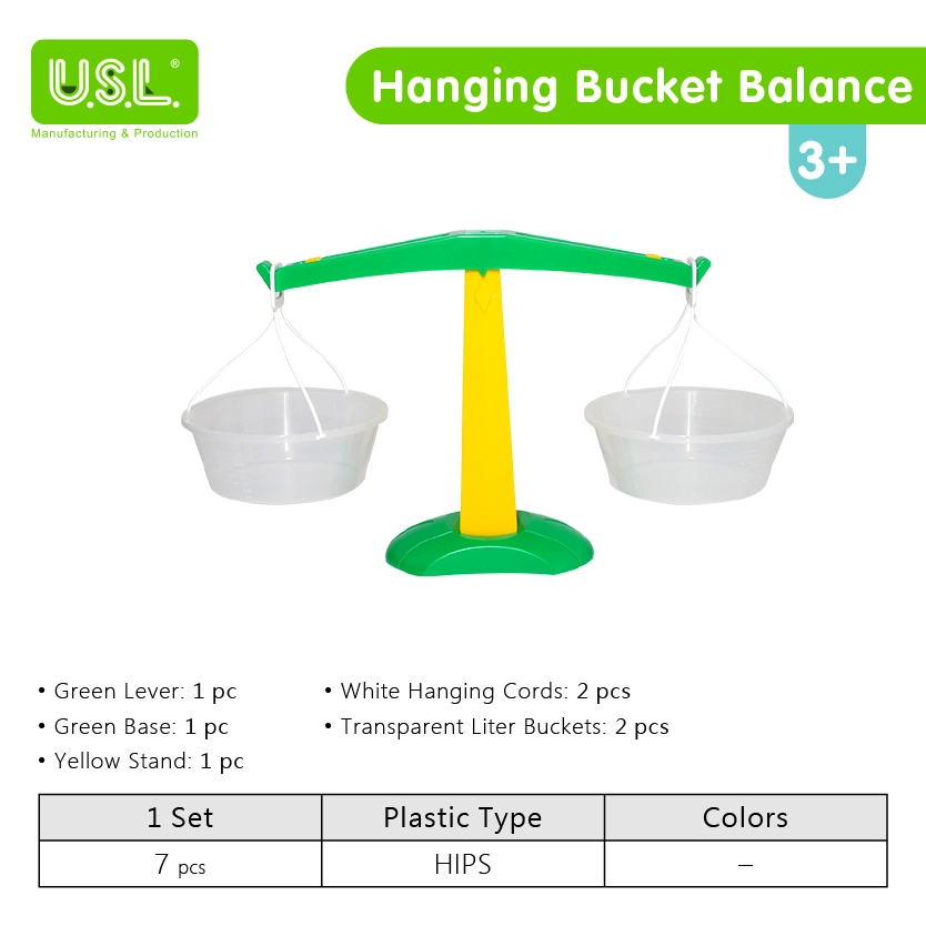 ROUND Bucket Balance Weight Measuring Toys