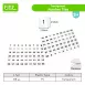 Transparent Number Tiles for Projectors Math Toys for Creative Learning