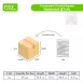 Plastic Pegboards with Rubber Bands for Geometry Learning Math Toys for Kids (TRANSPARENT)