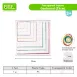 Plastic Pegboards with Rubber Bands for Geometry Learning Math Toys for Kids (TRANSPARENT)