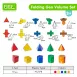 Colorful Folding Geometric Shapes Math Toys