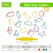 Safe Educational Kids Clay Tools and Cutters Fun toys for Learning and Creativity