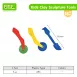 Safe Educational Kids Clay Tools and Cutters Fun toys for Learning and Creativity