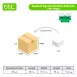 SQUARE Bucket Balance Measuring Toys with WEIGHTS