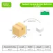 SQUARE Bucket Balance Measuring Toys with WEIGHTS