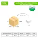 SQUARE Bucket Balance Measuring Toys with WEIGHTS