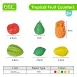 Tropical Fruit Counters Educational Sorting and Counting Toys