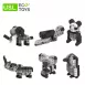 Endangered Animals Building Blocks Made of GRS Certified Recycled Plastic