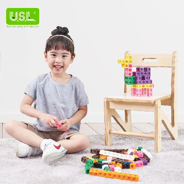Educational Math Linking Cube Series Building Blocks for Interactive Learning