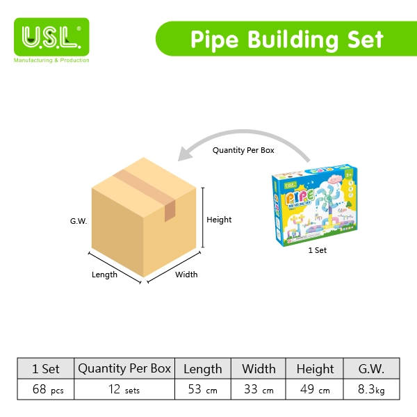 Educational Building Blocks Tubular Pipe Building Toys for Kids