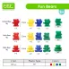 Colorful Bear-Shaped Measuring Weights in Grams Fun Math Toys for Kids