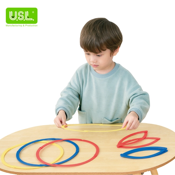 Educational Sorting Circles for Grouping Similar Items in Venn Diagrams or Survey Data Compilation