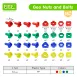 Educational Toys Matching Nuts and Bolts in Various Shapes