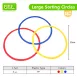 Educational Sorting Circles for Grouping Similar Items in Venn Diagrams or Survey Data Compilation