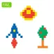 Translucent Colorful Square Tiles for light tables_ Counting Sorting and Stacking Math Toys