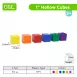 Colorful 1-Inch Counting and Stacking Cubes Math Toys