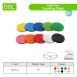 Translucent Colorful Round Chips Coins Counters for light tables_ Counting and Sorting Math Toys