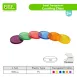 Translucent Colorful Round Chips Coins Counters for light tables_ Counting and Sorting Math Toys