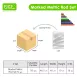 Marked Metric Rod Set Math Toys for Base Ten Learning